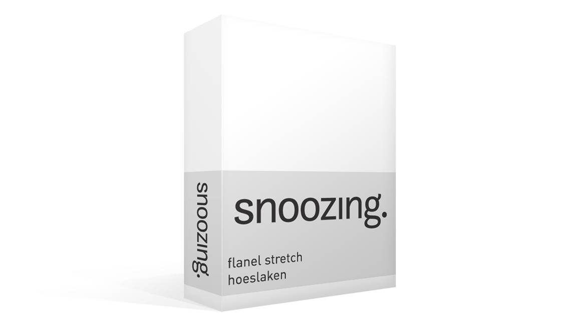 Snoozing stretch flanel hoeslaken