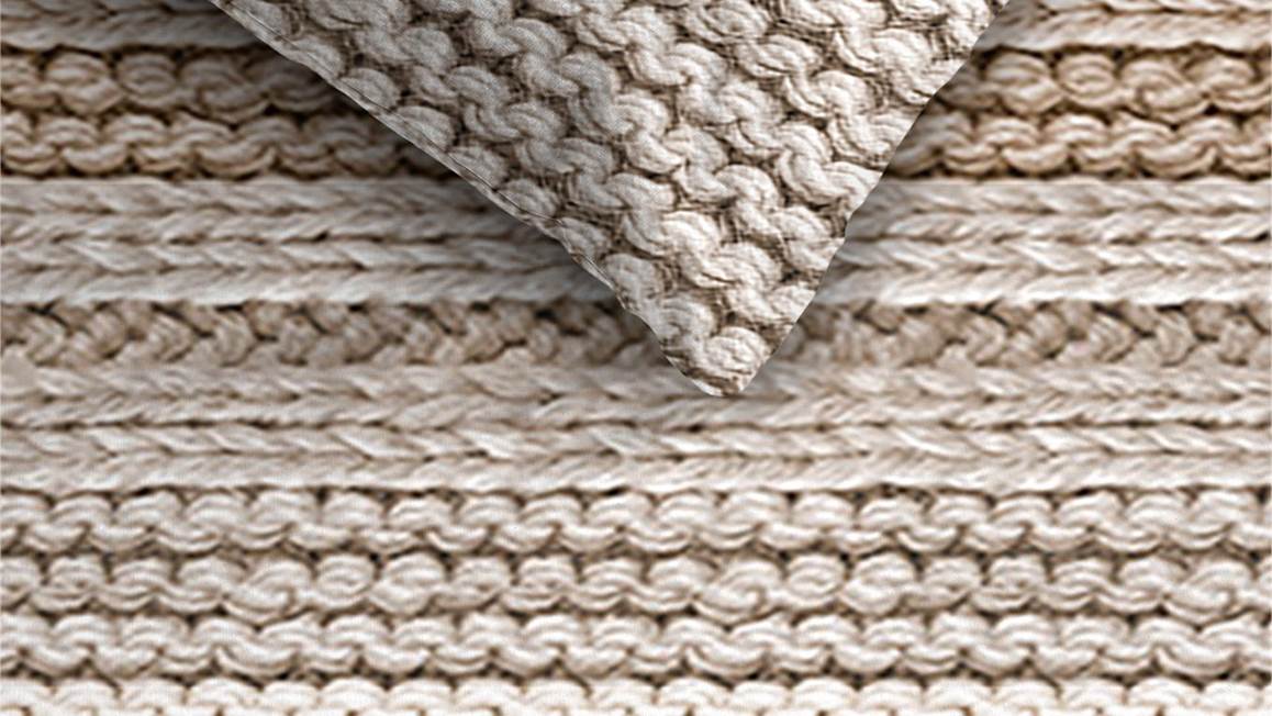 Ambiante Cozy Knit flanel dekbedovertrek