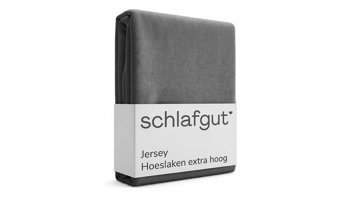 Schlafgut Jersey Pure hoeslaken extra hoog