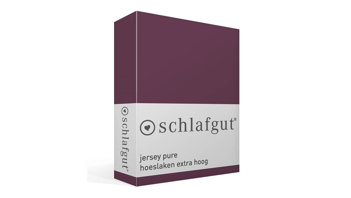 Schlafgut Jersey Pure hoeslaken extra hoog