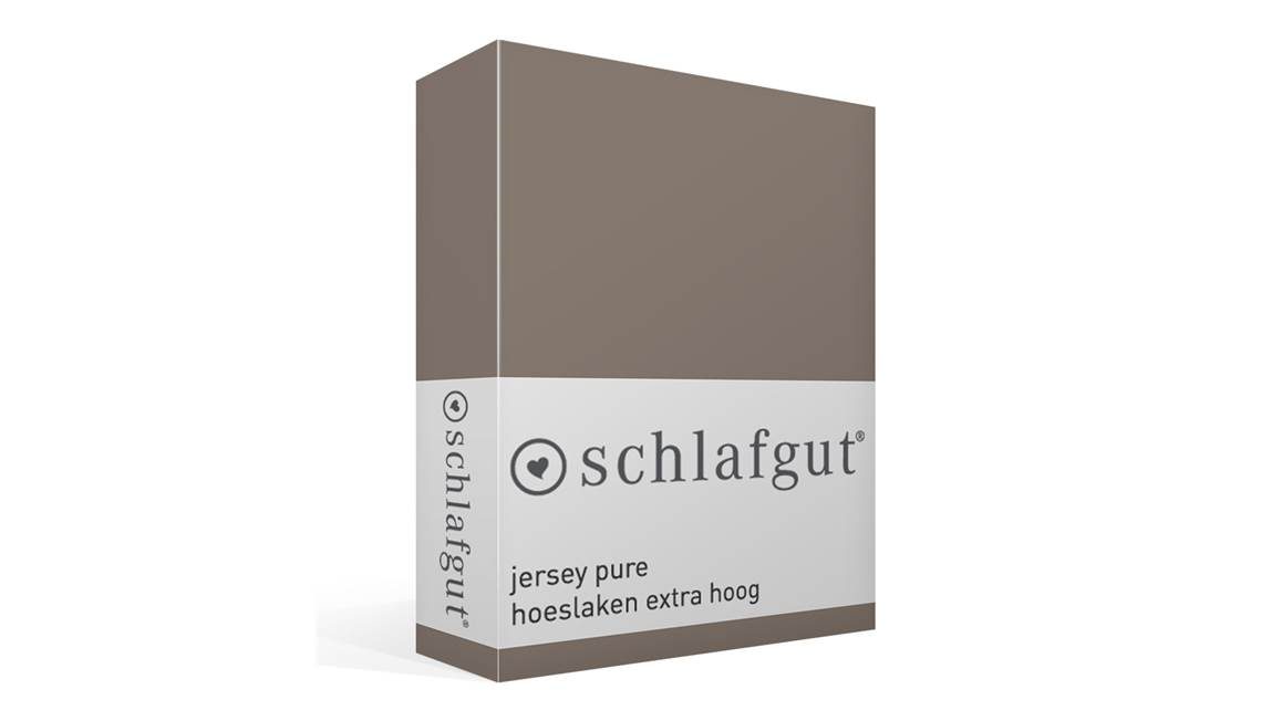 Schlafgut Jersey Pure hoeslaken extra hoog
