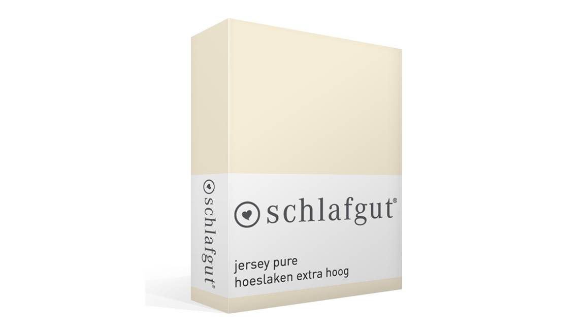 Schlafgut Jersey Pure hoeslaken extra hoog
