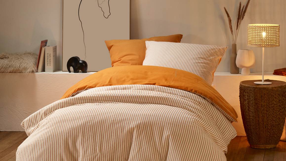 De Witte Lietaer Cleo flanel dekbedovertrek