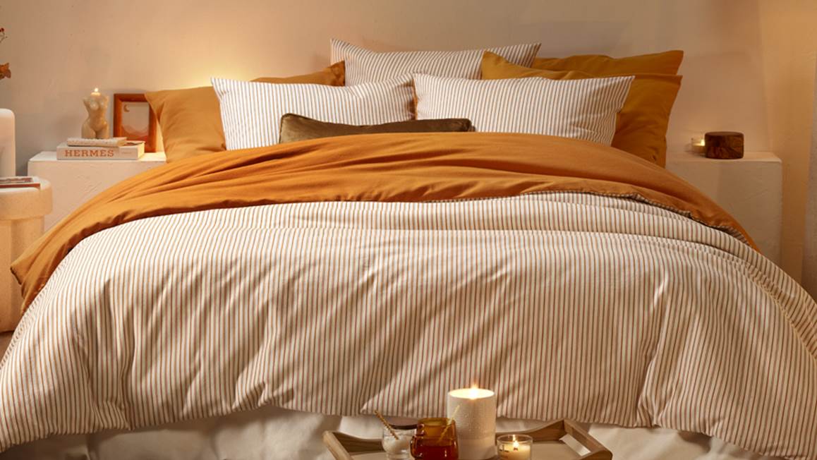 De Witte Lietaer Cleo flanel dekbedovertrek