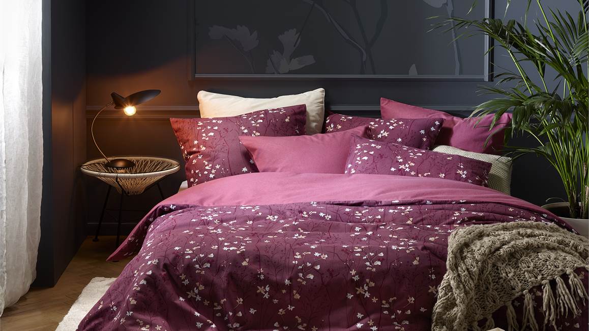 De Witte Lietaer Violetta flanel dekbedovertrek