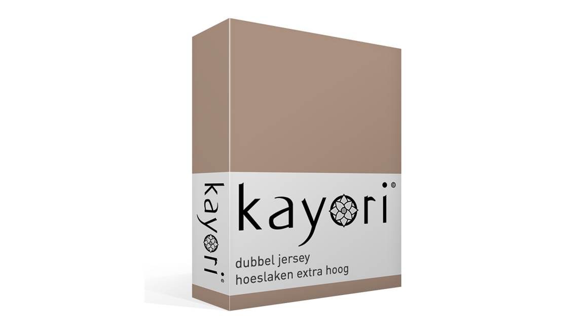 Kayori Saiko dubbel jersey hoeslaken extra hoog