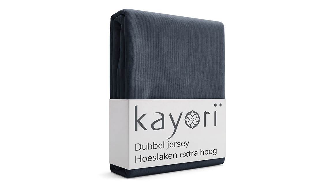 Kayori Saiko dubbel jersey hoeslaken extra hoog