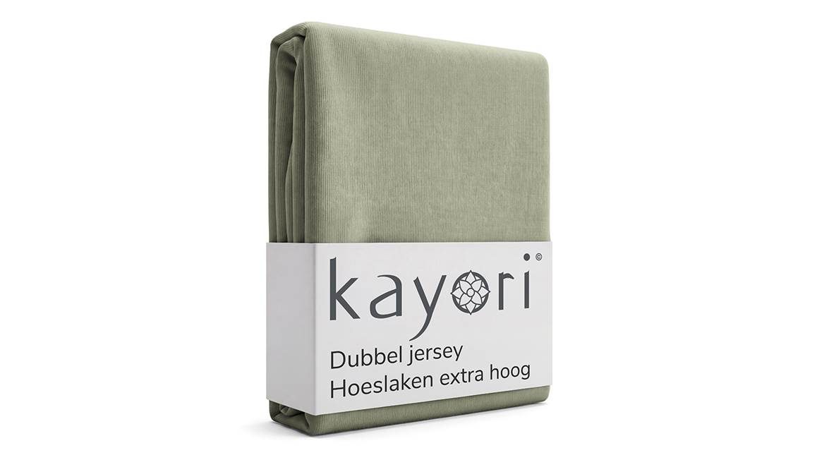 Kayori Saiko dubbel jersey hoeslaken extra hoog