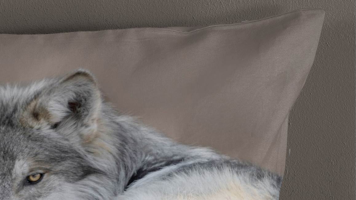 Pure Wolf dekbedovertrek