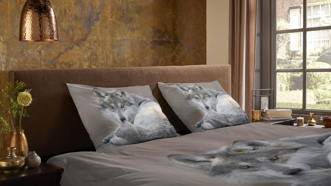 Pure Wolf dekbedovertrek