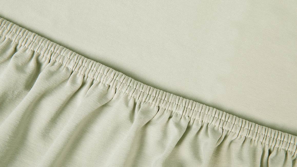 Kayori Edo katoen-satijn split-topper hoeslaken