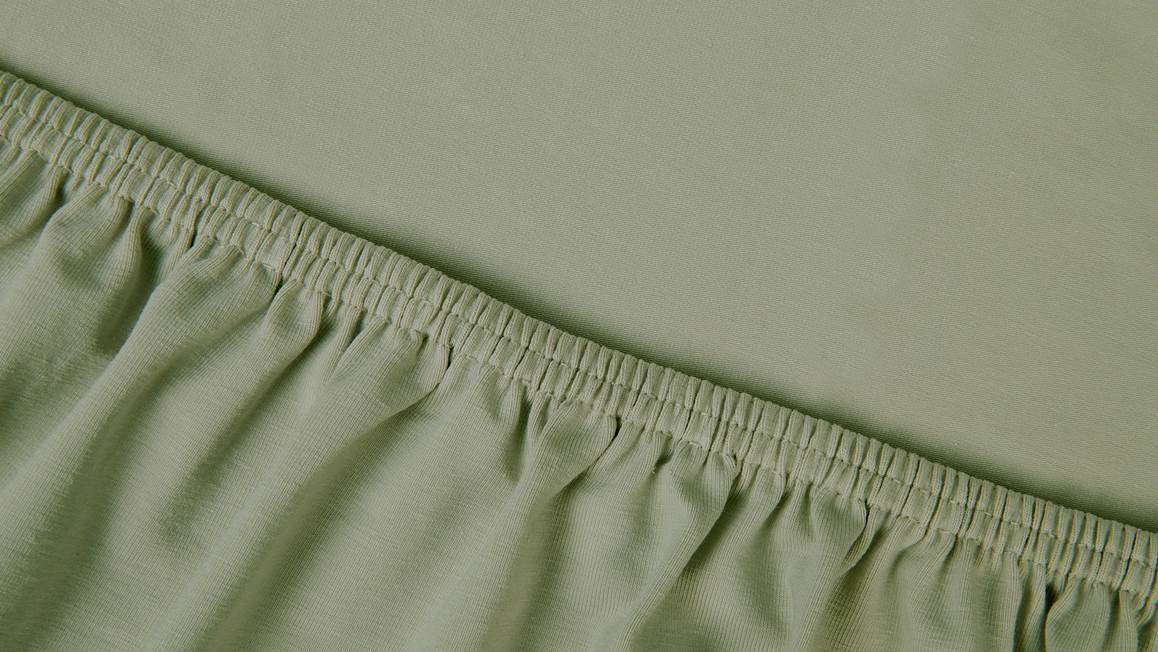 Kayori Edo katoen-satijn split-topper hoeslaken