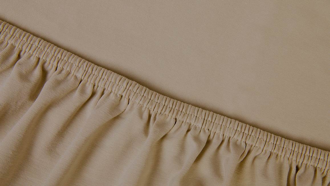 Kayori Edo katoen-satijn split-topper hoeslaken