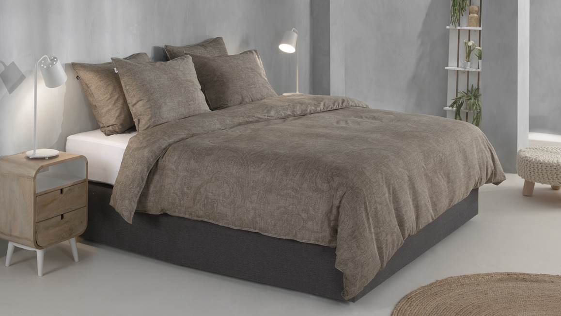 Zohome Paisley di Lino dekbedovertrek