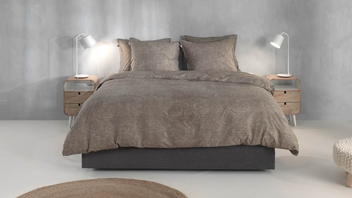 Zohome Paisley di Lino dekbedovertrek