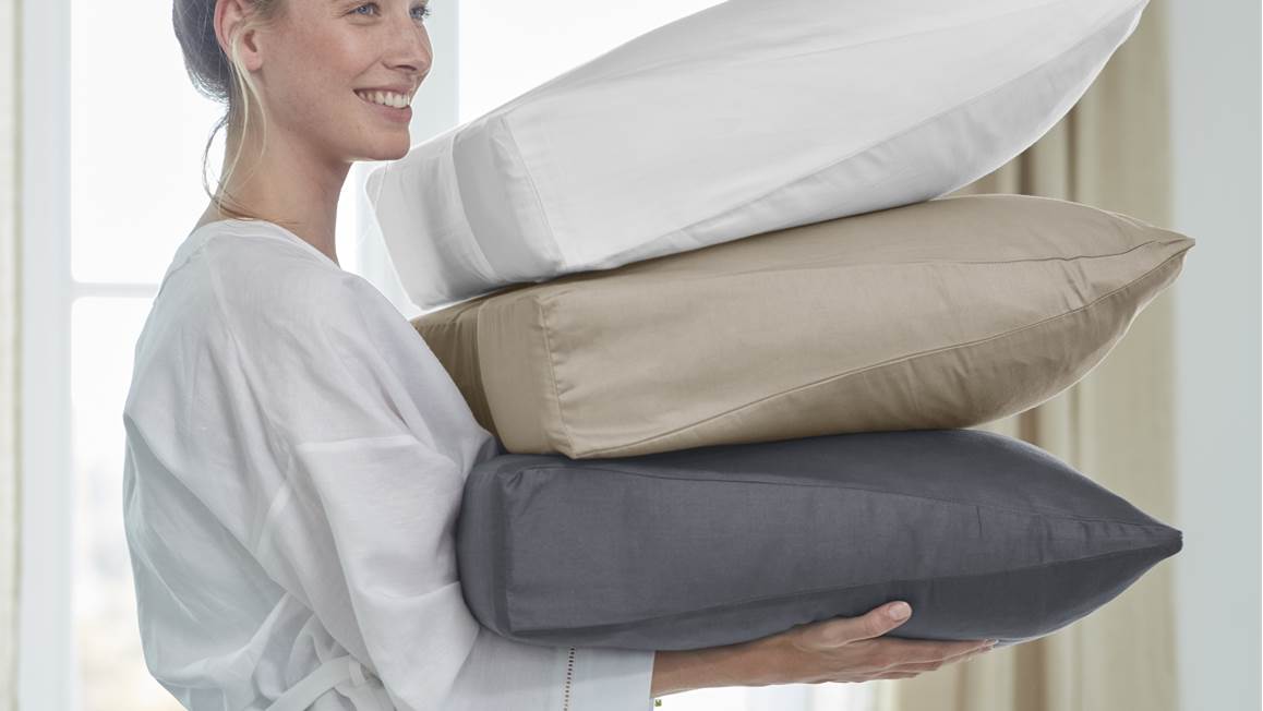 Silvana Support Satin kussensloop voor medium-stevig kussen