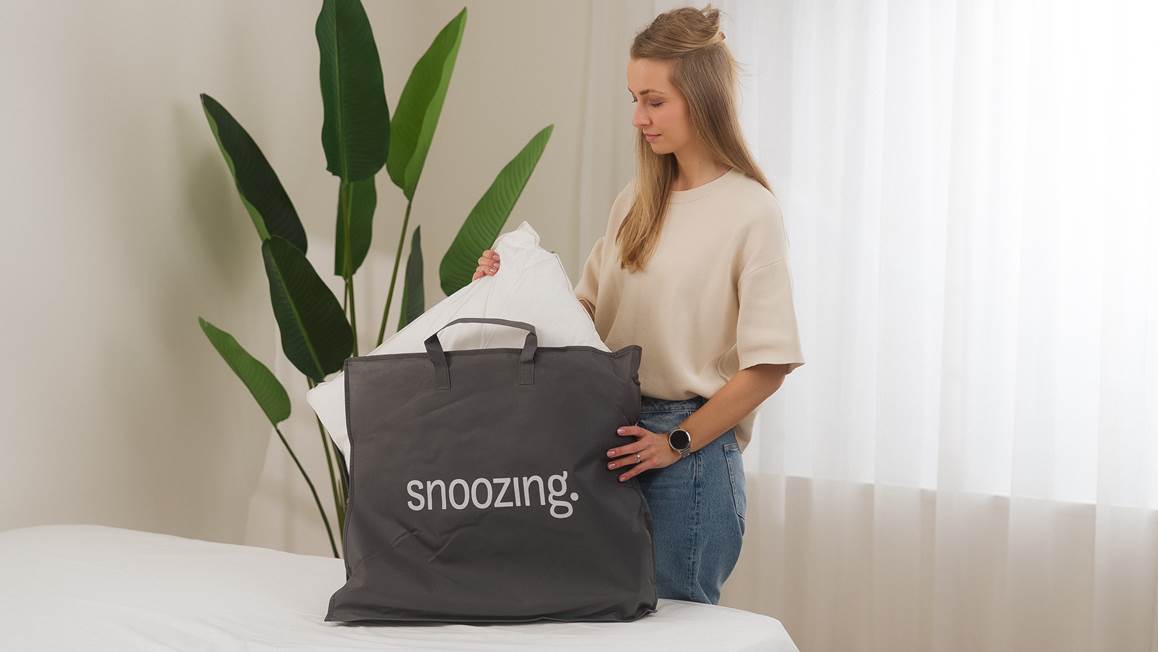 Snoozing Bamboe medium hoofdkussen