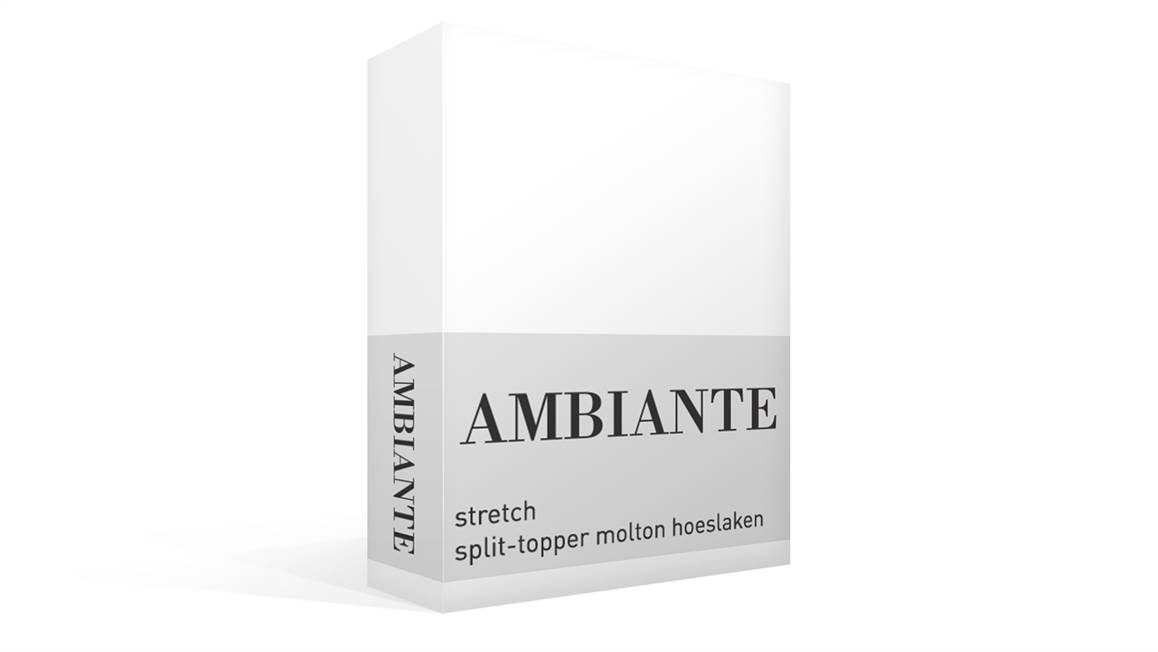 Ambiante stretch split-topper molton hoeslaken