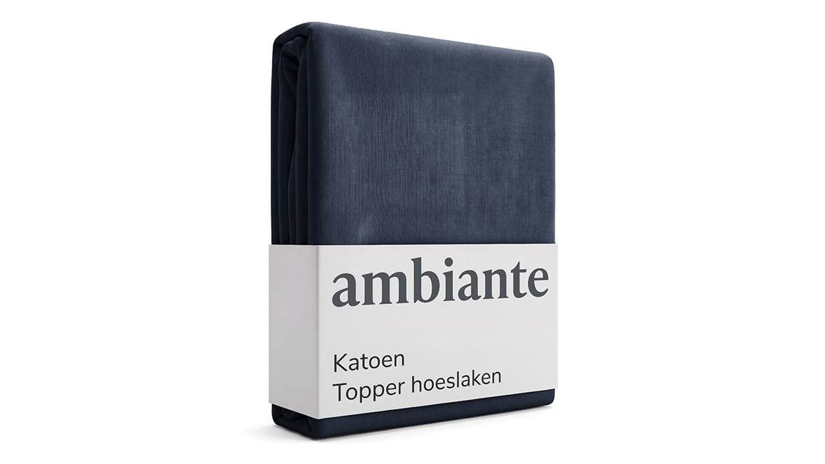 Ambiante Cotton Uni topper hoeslaken