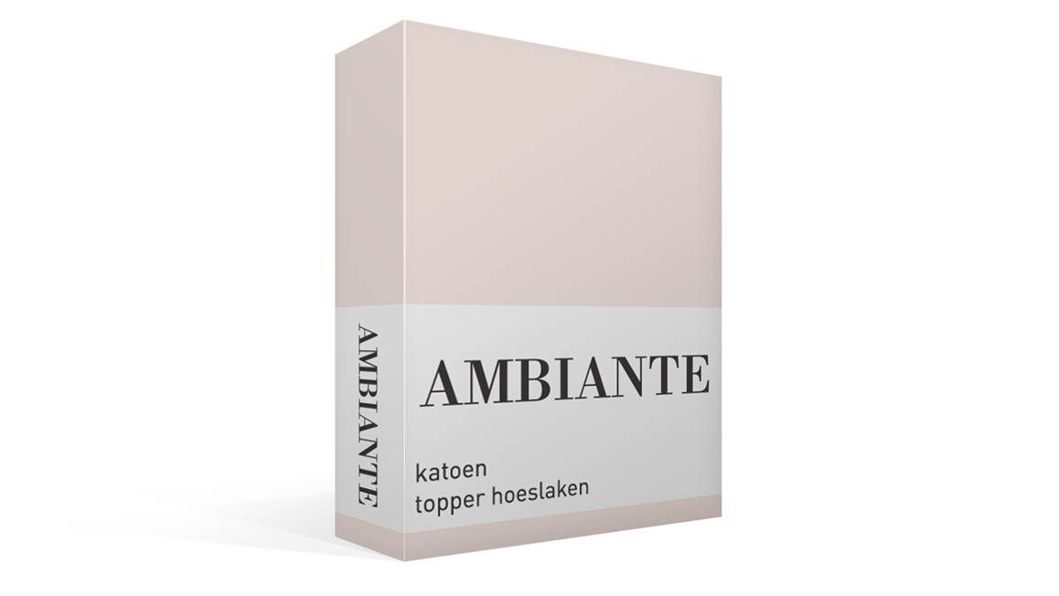 Ambiante Cotton Uni topper hoeslaken