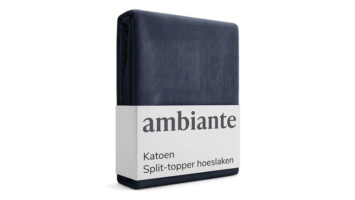 Ambiante Cotton Uni split-topper hoeslaken