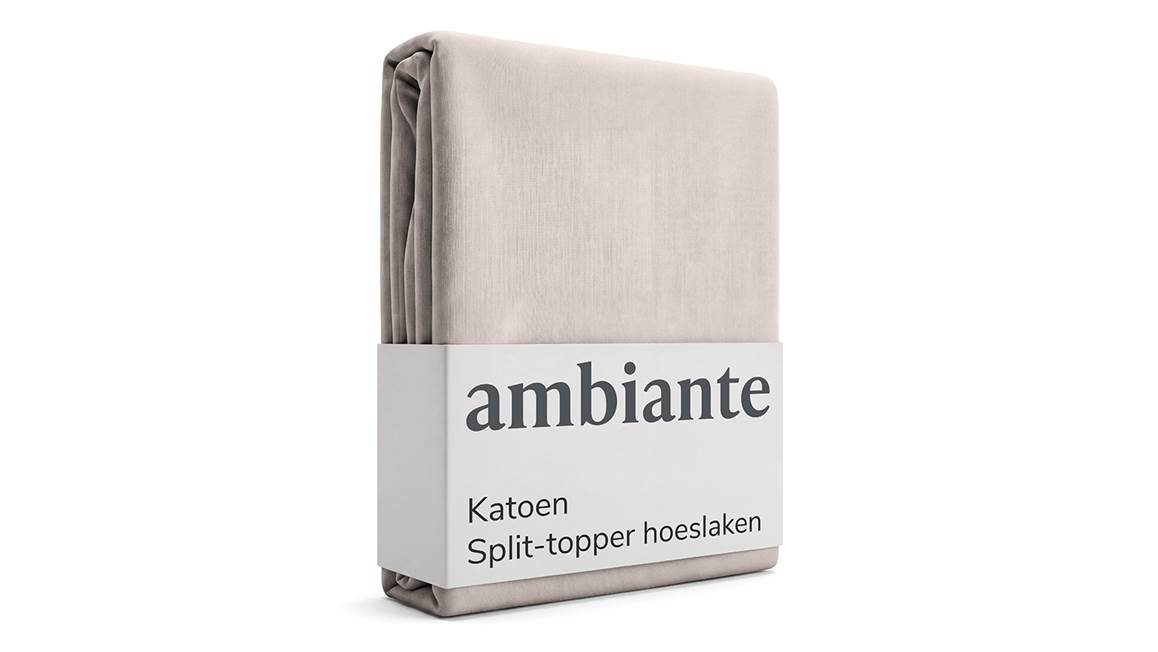 Ambiante Cotton Uni split-topper hoeslaken