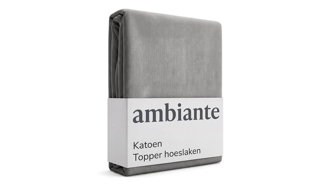 Ambiante Cotton Uni topper hoeslaken