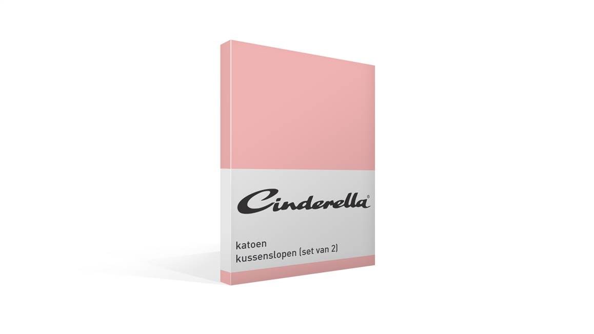 Cinderella katoen kussenslopen (set van 2)