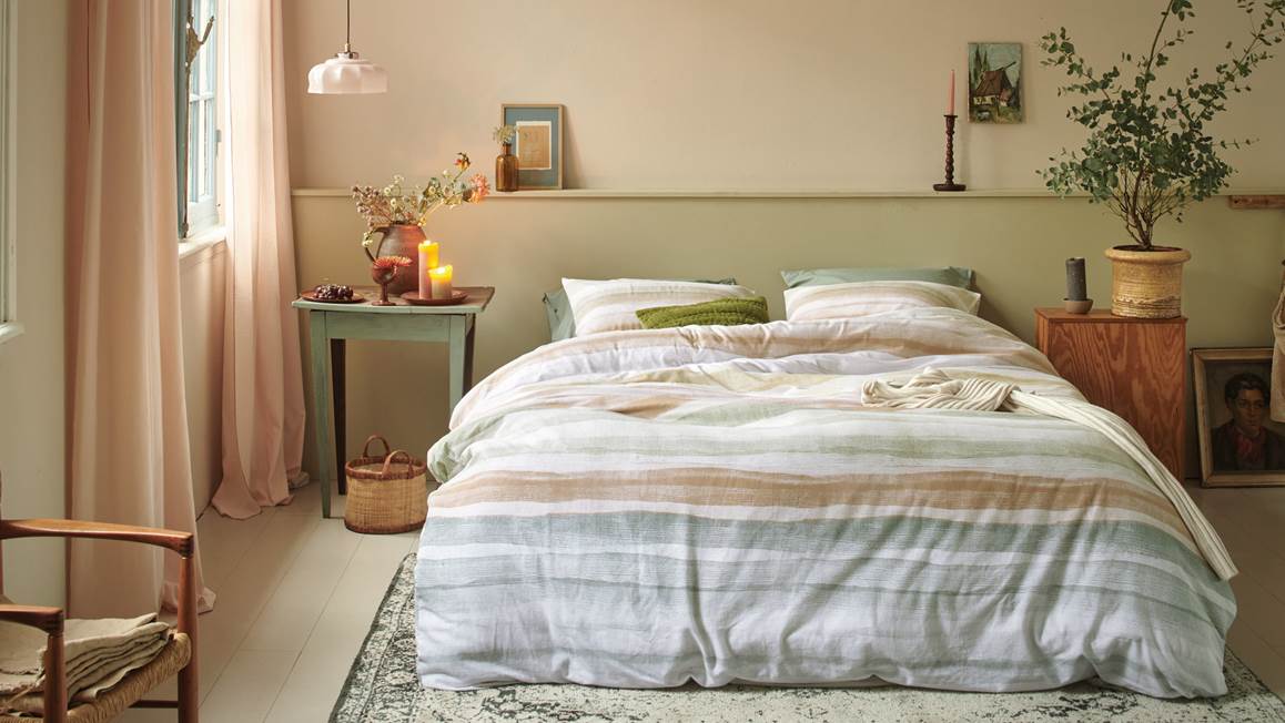 Ariadne at Home Colour Play flanel dekbedovertrek