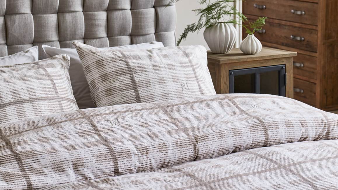 Rivièra Maison Brody flanel dekbedovertrek
