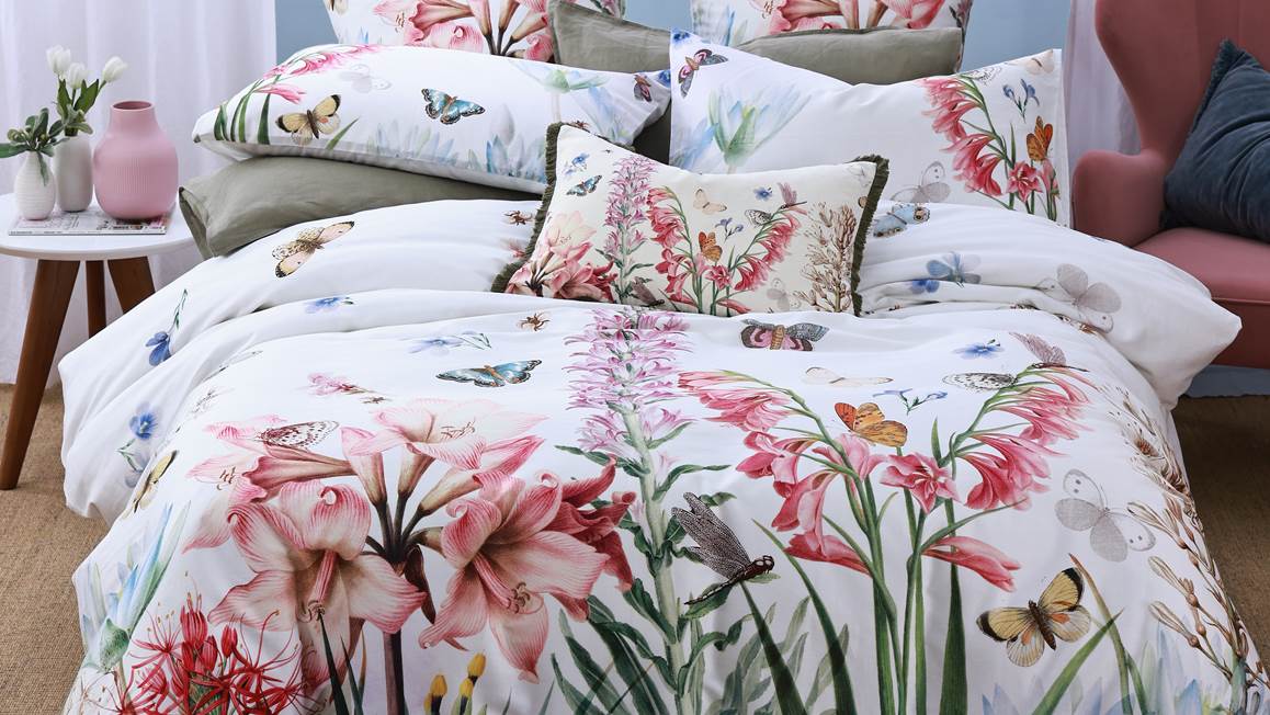 M.M Linen Fleur dekbedovertrek