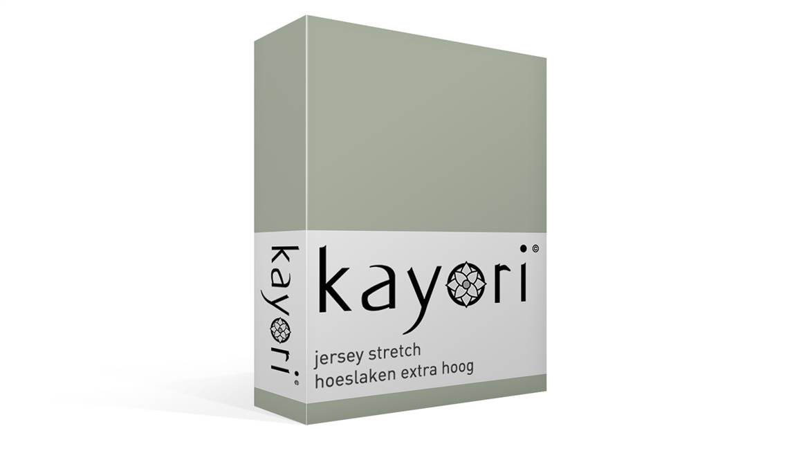 Kayori Shizu jersey stretch hoeslaken extra hoog