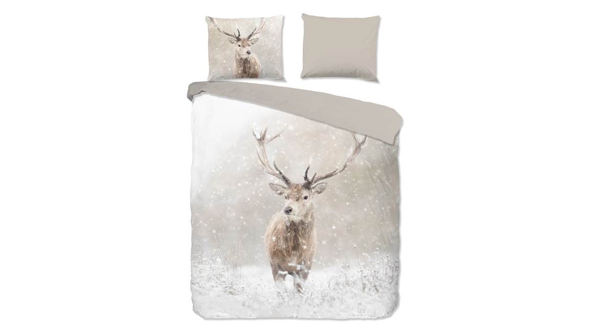Good Morning Snowydeer flanel dekbedovertrek