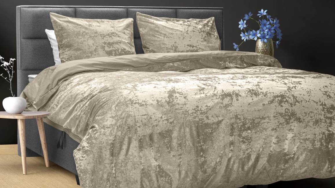 Dreamhouse Bedding Crushed Velvet dekbedovertrek