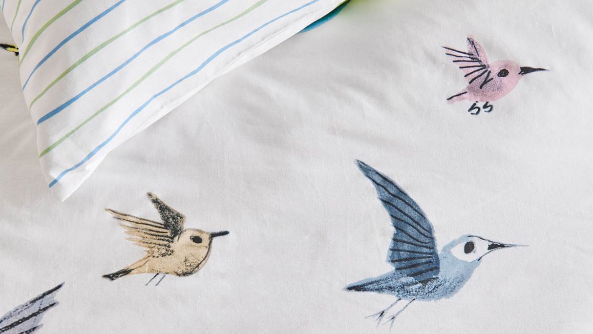 Fiep Amsterdam Vogels dekbedovertrek