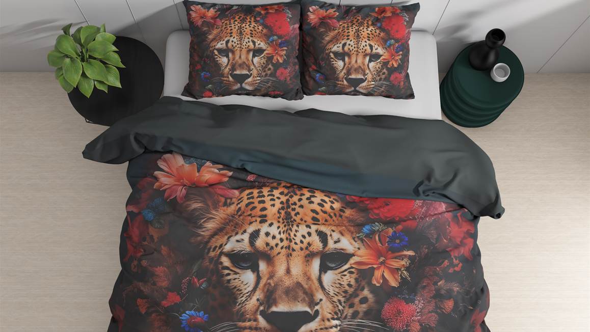 Dreamhouse Bedding Leopardo dekbedovertrek