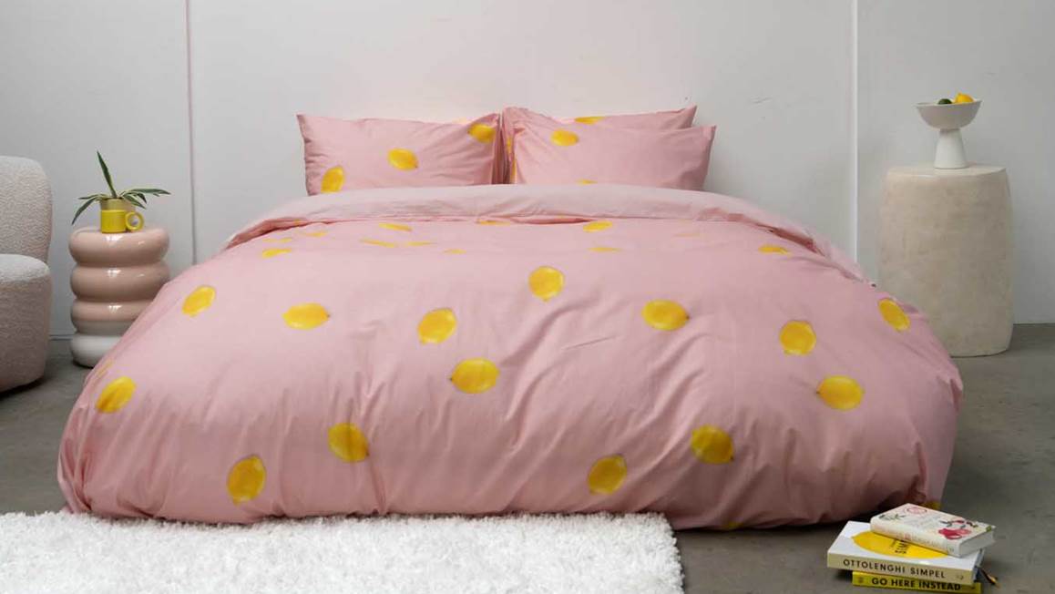 SNURK Lemon dekbedovertrek