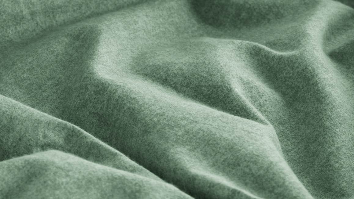 Snoozing Flanel Uni dekbedovertrek