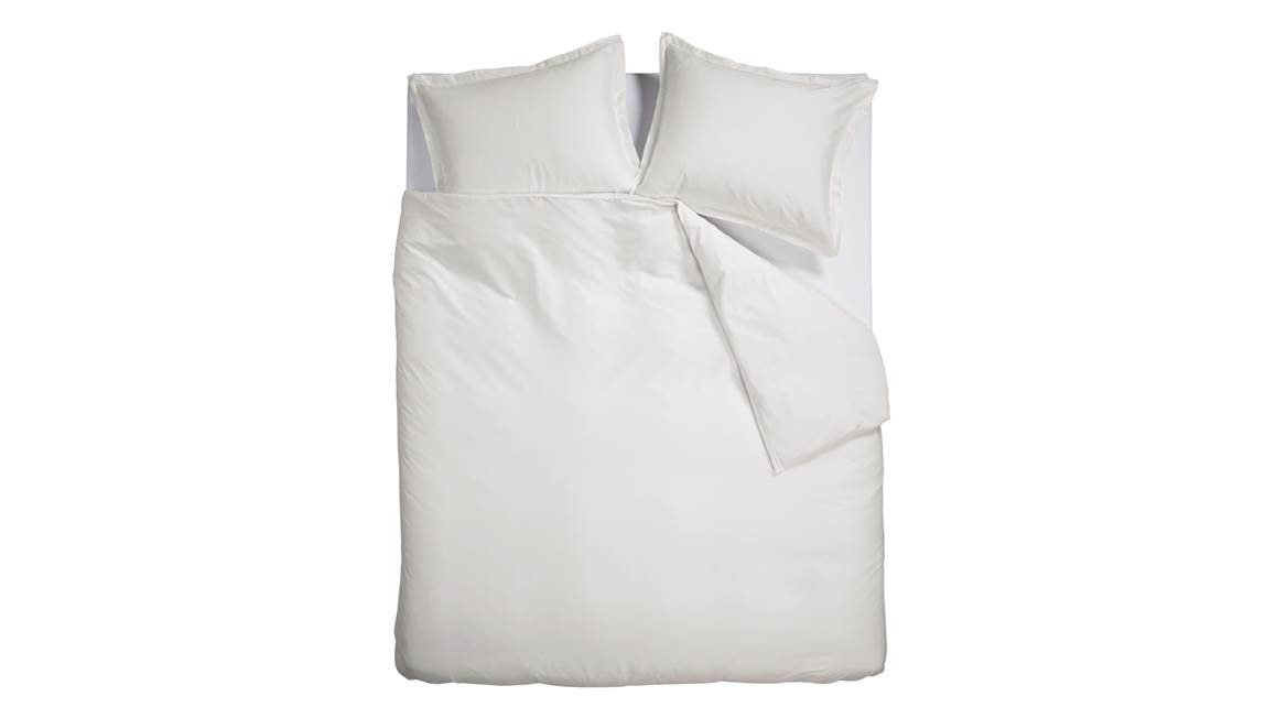 Snoozing Satin Uni dekbedovertrek