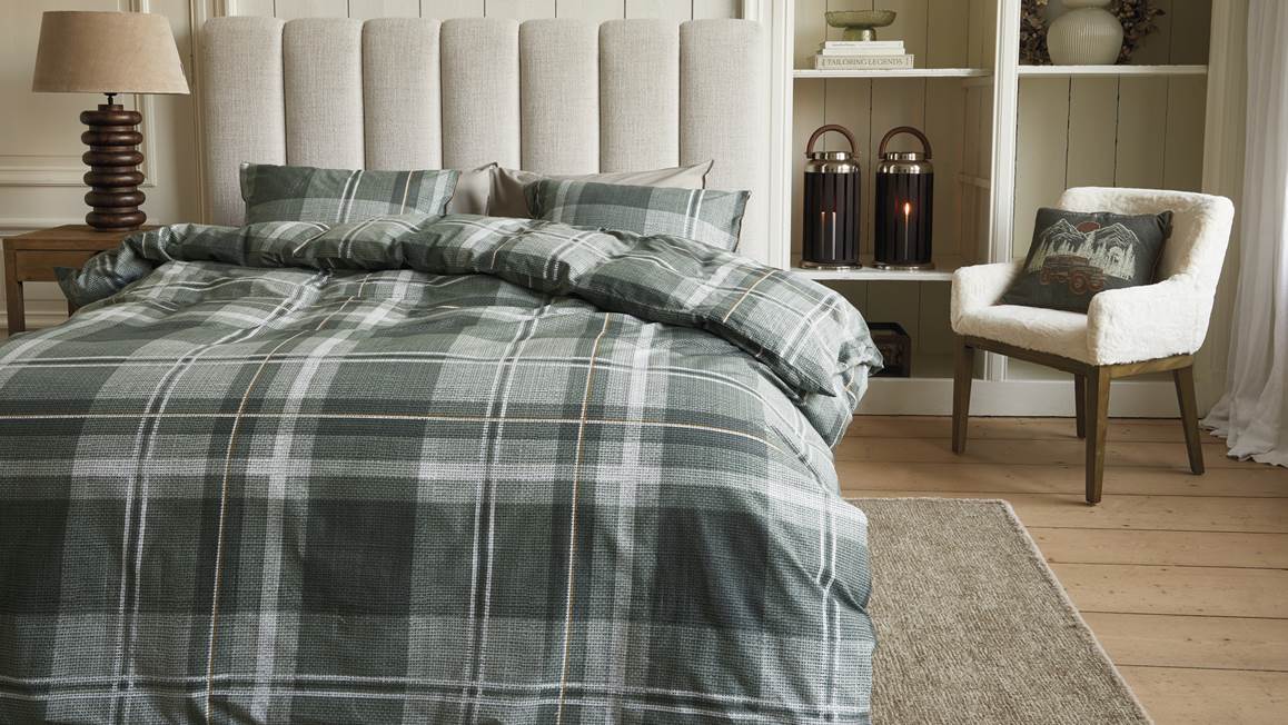 Rivièra Maison Tartan Check dekbedovertrek
