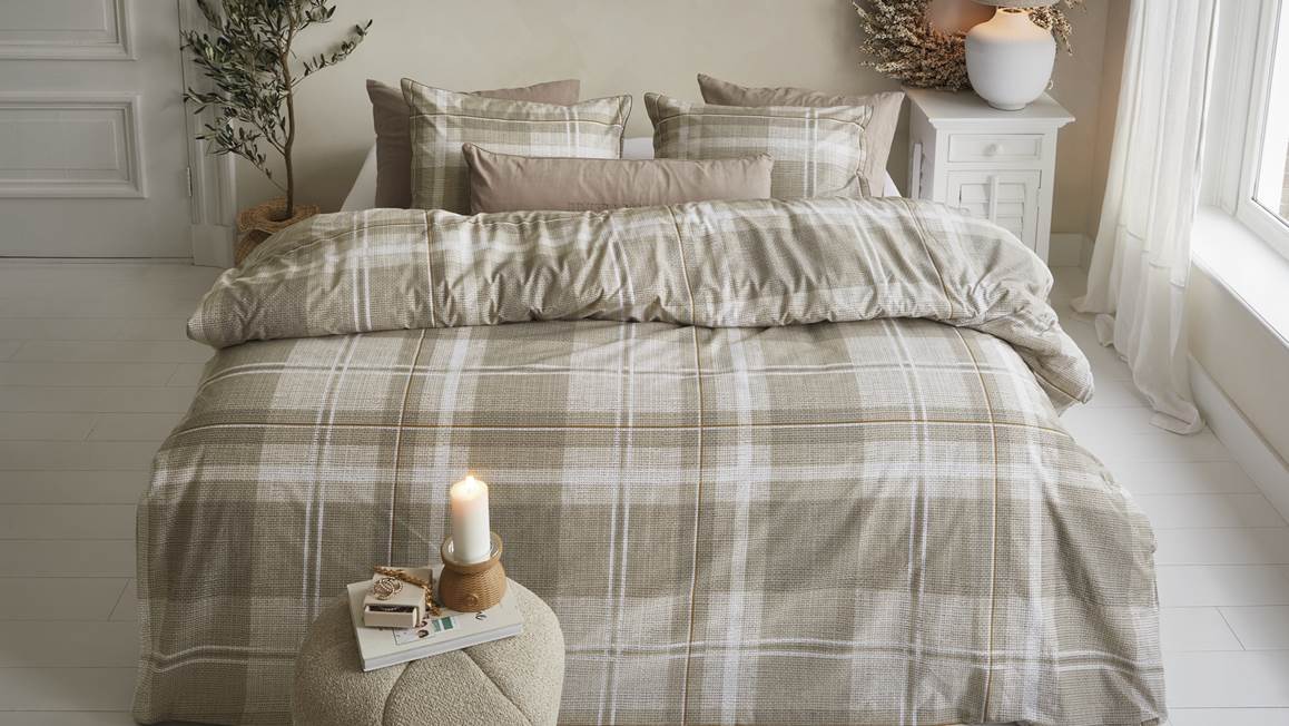 Rivièra Maison Tartan Check dekbedovertrek