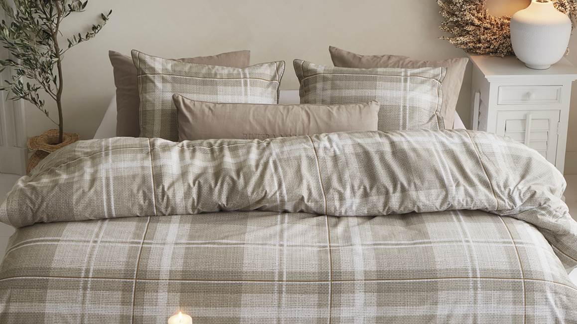 Rivièra Maison Tartan Check dekbedovertrek