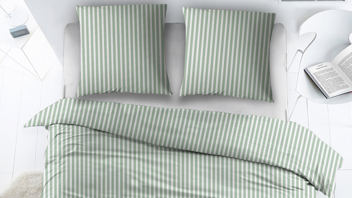 Snoozing Iris flanel dekbedovertrek