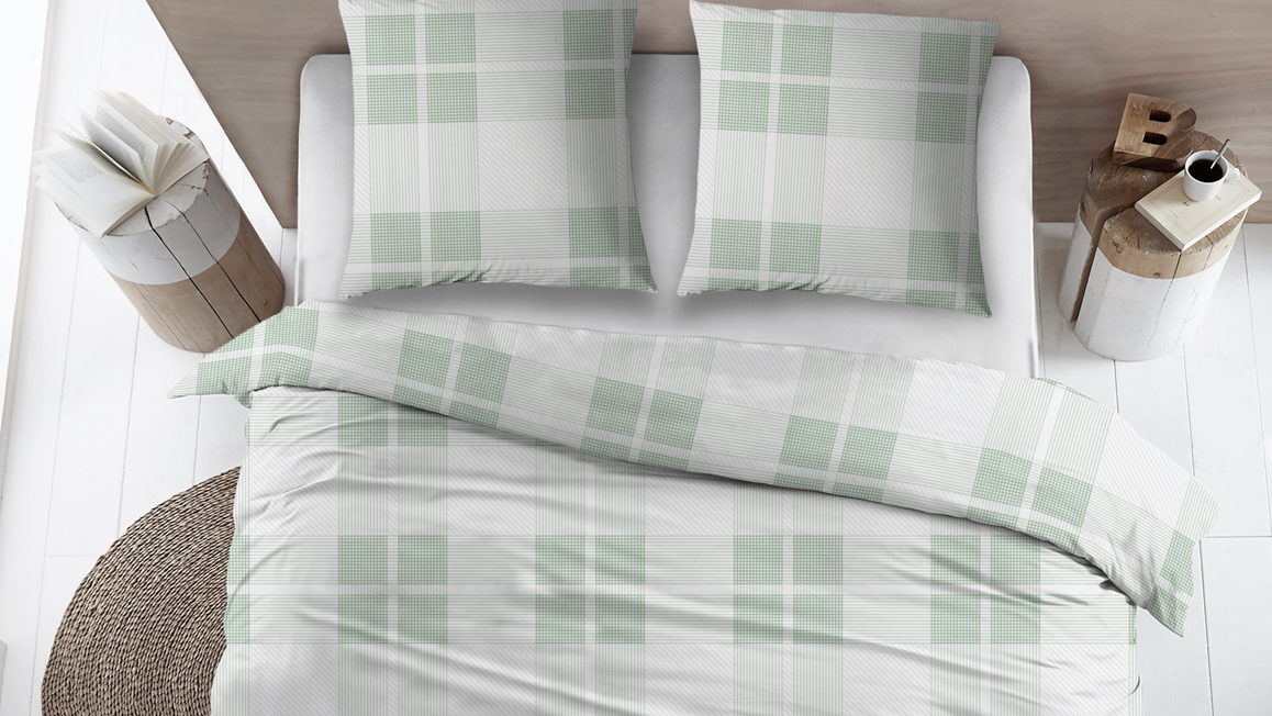 Snoozing Isabel flanel dekbedovertrek