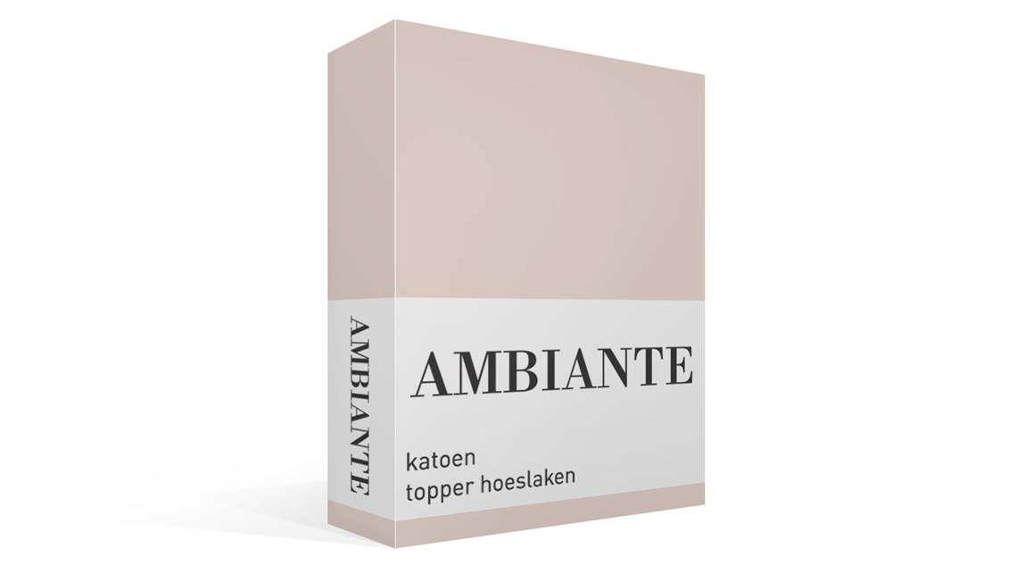 Ambiante Cotton Uni topper hoeslaken