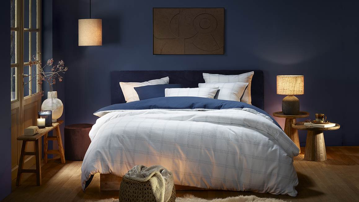 De Witte Lietaer Juul flanel dekbedovertrek