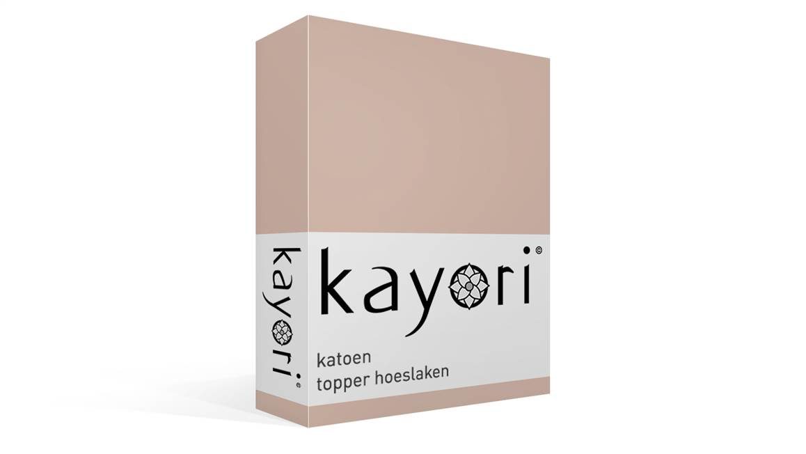 Kayori Kai katoen topper hoeslaken