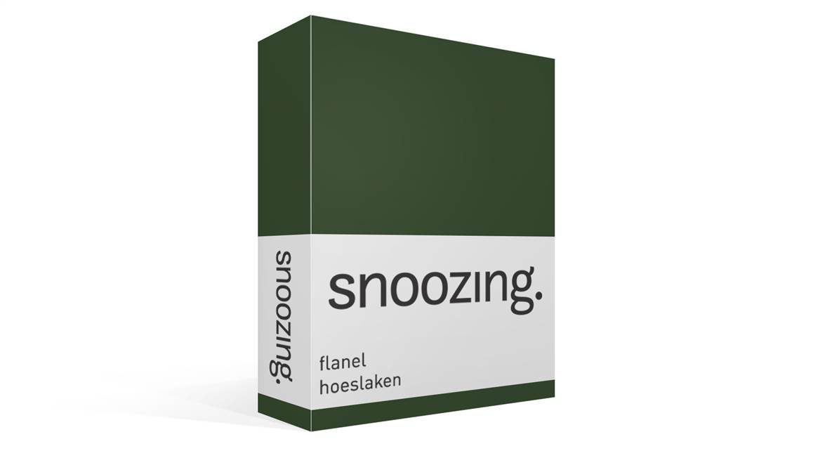 Snoozing flanel hoeslaken