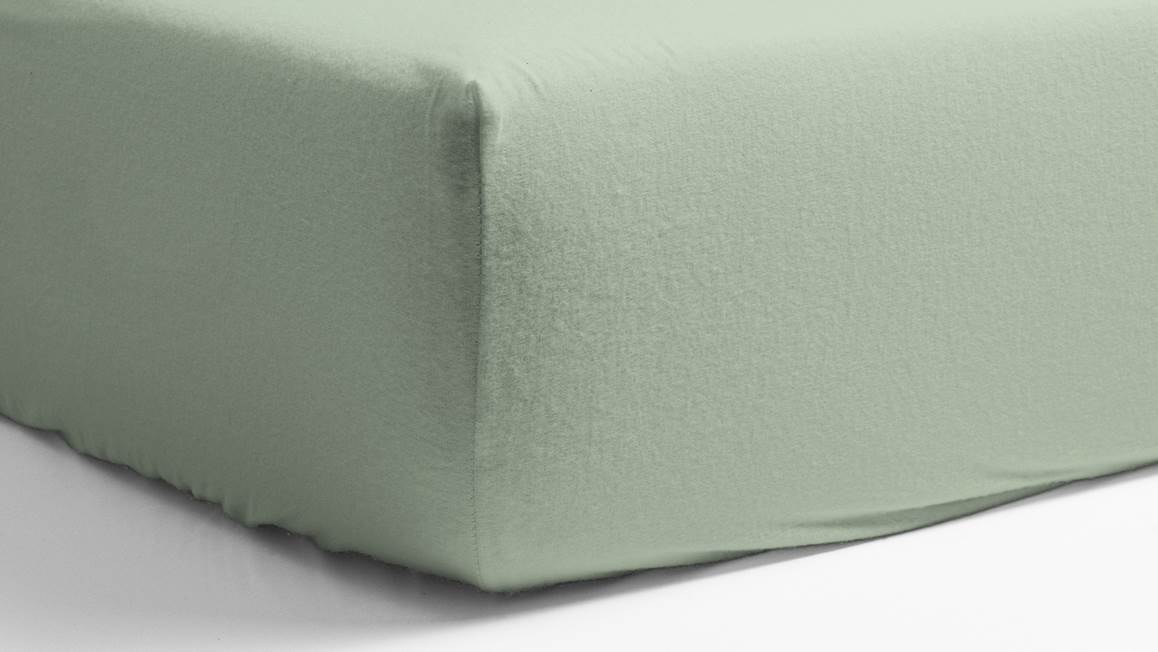 Snoozing flanel hoeslaken