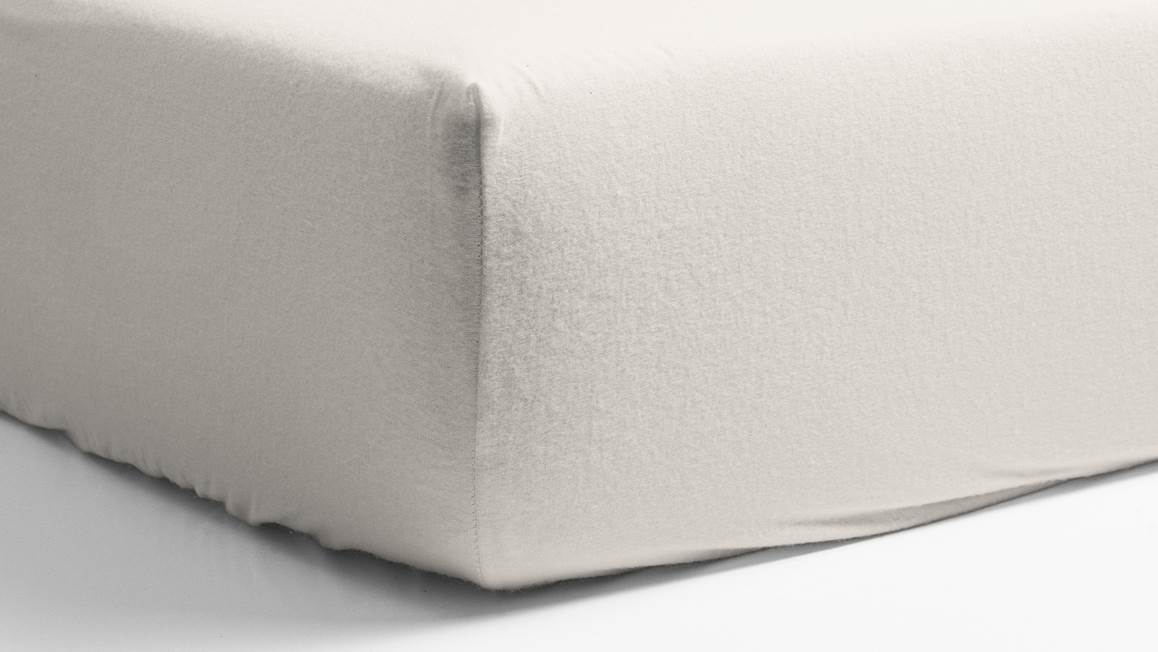 Snoozing flanel hoeslaken extra hoog